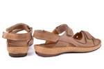 Sportowe sandały damskie  na rzepy  Łukbut 6370-3-L-153 