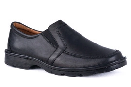 Półbuty męskie Łukbut na lekkiej podeszwie 09370-4-J-001 CZARNY