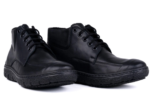 Trzewiki męskie wiązane Łukbut 08010-4-Z-100 