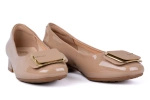Baleriny damskie z noskiem kwadratowym Łukbut 28660-3-J-600