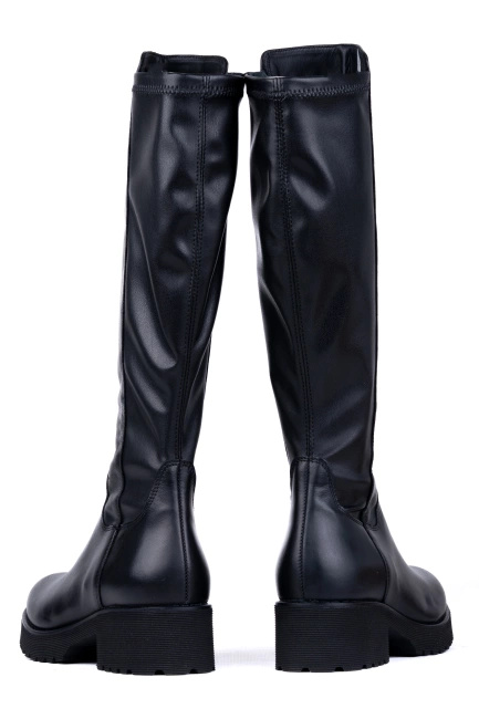 Kozaki damskie skórzane na szerszą łydkę Łukbut 29310-3-Z-001