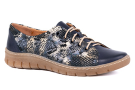 Półbuty damskie sznurowane Łukbut 12080-3-J-687