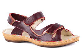 Sportowe sandały damskie na rzepy Łukbut 637