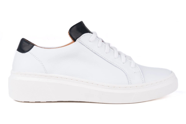 Trampki damskie białe Łukbut 19740-2-J-007