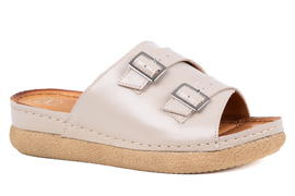 Klapki damskie na grubszej podeszwie Łukbut 22690-3-L-636