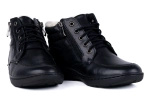 Trzewiki damskie czarne Łukbut 07240-3-Z-100 