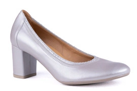 Czółenka damskie srebrne Łukbut 21640-3-W-421