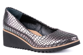 Czółenka damskie na lekkiej koturnie Łukbut 23720-3-J-676