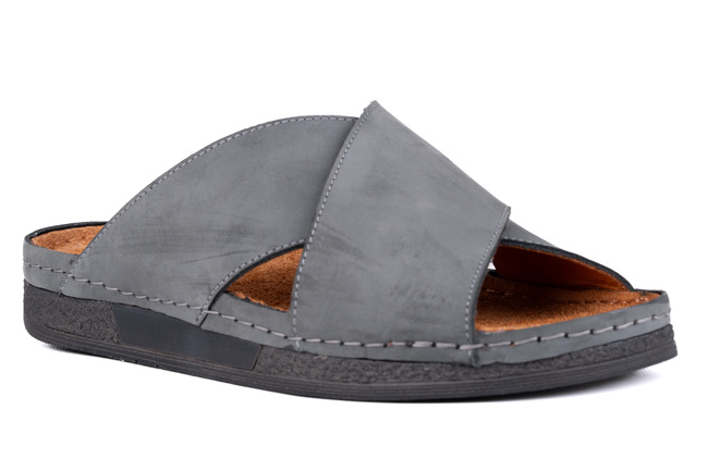 Klapki męskie na wygodnej podeszwie Łukbut 25520-4-L-238