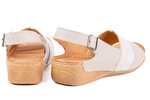 Komfortowe sandały damskie , komfortowe na tęższe stopy Łukbut 11040-3-L-380 