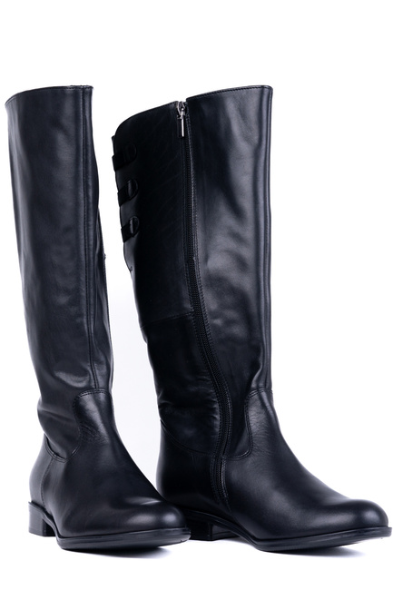  Kozaki damskie na szerokie łydki  Łukbut 07250-3-Z-001 