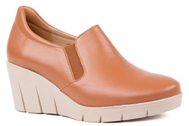 Czółenka damskie na koturnie Łukbut 24260-3-J-040