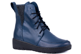 Trzewiki damskie z wyższą cholewką Łukbut 21530-3-Z-436