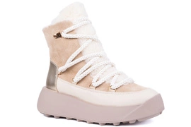 Beżowe trekkingi damskie Łukbut 23040-3-Z-243