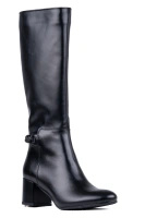 Kozaki damskie skórzane na szerszą łydkę Łukbut 29230-3-Z-001