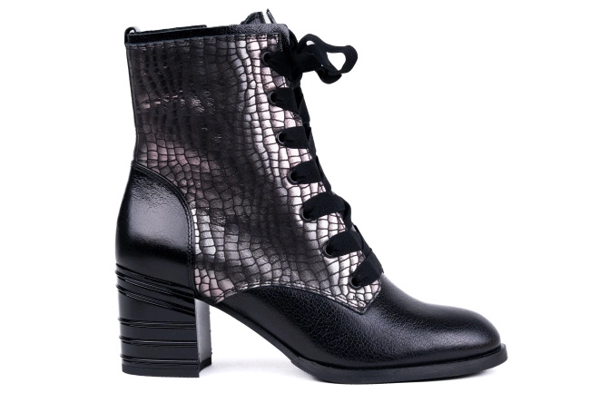 Botki damskie Łukbut 29850-3-Z-676