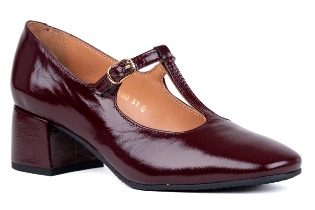 Skórzane czółenka damskie Łukbut 29000-3-J-082