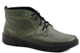 Lekkie trzewiki damskie zielone Łukbut 6940-3-Z-244