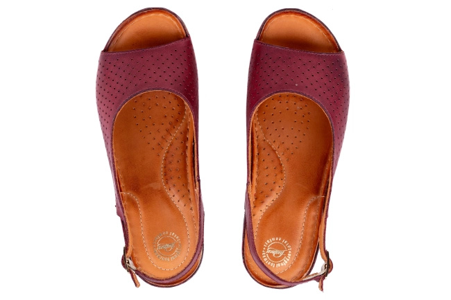 Sandały damskie na koturnie 24770-3-L-209