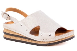 Sandały damskie na koturnach Łukbut 22840-3-L-697