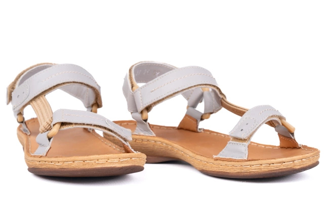 Sandały damskie na rzepy Łukbut 6360-2-L-210