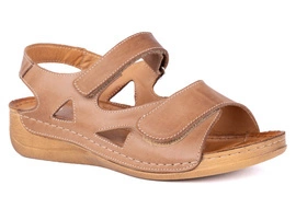 Sandały damskie na szersze stopy komfortowe Łukbut 16420-3-L-050