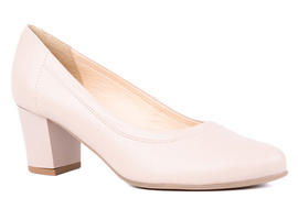 Klasyczne czółenka damskie beżowe Łukbut 21370-3-J-584