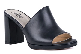 Eleganckie klapki na obcasie Łukbut 24530-3-L-001