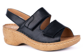 Sandały damskie na platformie na tęgie stopy Łukbut 12680-3-L-100