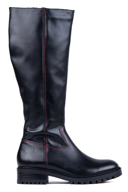 Kozaki damskie skórzane Łukbut 29840-3-Z-391 