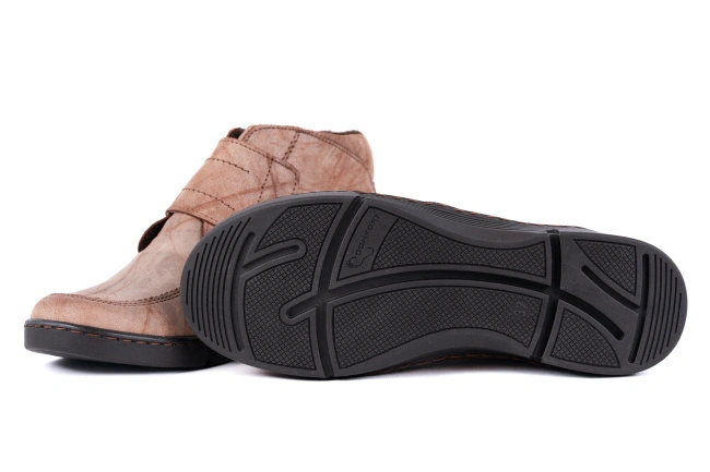 Skórzane trzewiki damskie Łukbut 6760-3-Z-151