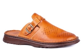 Klapki męskie dziurkowane Łukbut 9510-4-L-022