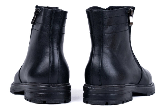 Męskie kozaki na zimę , dobrze ocieplone w środku Łukbut 884