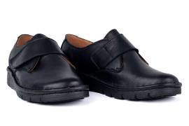 Półbuty damskie komfortowe wiązane , na szersze stopy Łukbut 17940-3-J-100