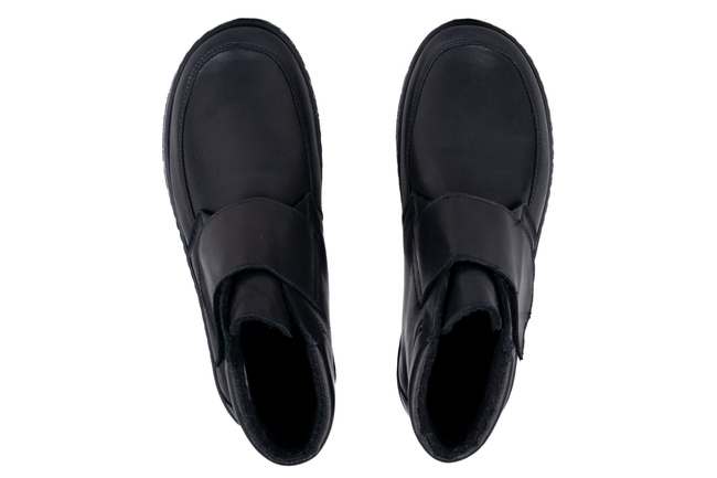 Trzewiki damskie czarne Łukbut 13690-3-Z-100 