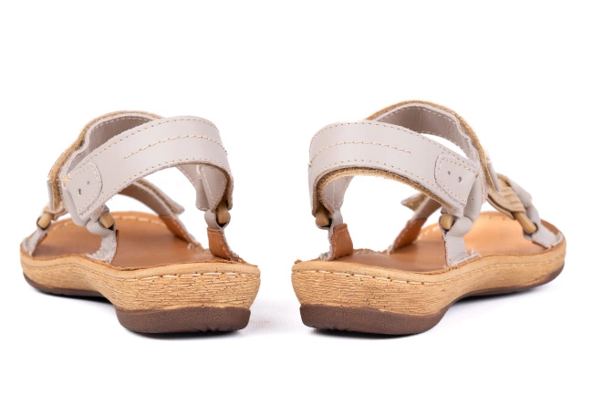 Sandały damskie na rzepy Łukbut 6360-2-L-550