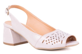 Zlote  sandały damskie Łukbut 21700-3-L-181