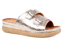 Klapki damskie na grubszej podeszwie Łukbut 22690-3-L-681