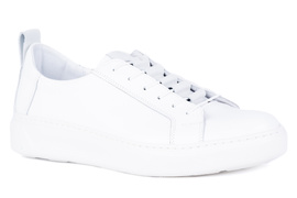 Białe trampki męskie Łukbut 24890-4-J-007