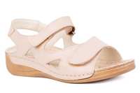 Sandały damskie na szersze stopy komfortowe Łukbut  16420-3-L-584