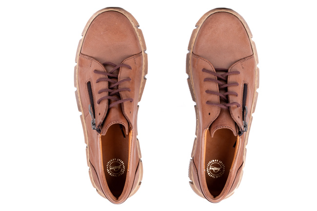 Półbuty damskie na grubszej podeszwie  Łukbut 22620-3-J-153