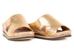 Klapki damskie na koturnach  22670-3-L-700