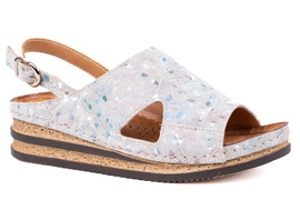 Sandały damskie na koturnie Łukbut 22840-3-L-715