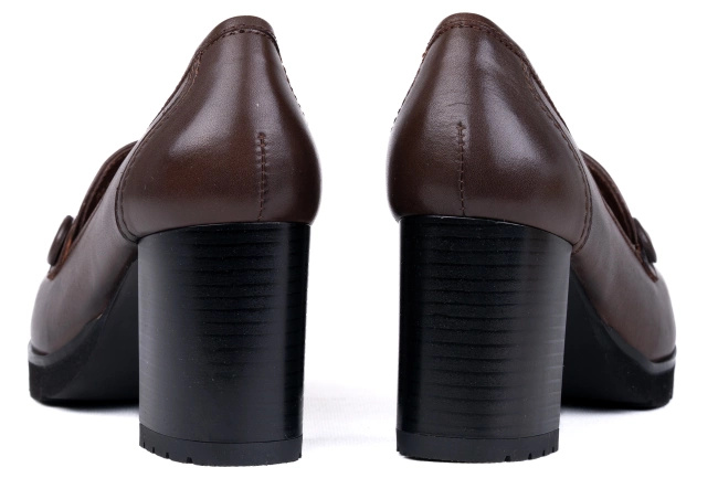 Skórzane czółenka damskie Łukbut 29010-3-J-330 