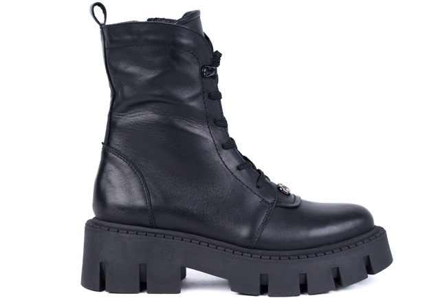 Trapery damskie na traktorowej podeszwie Łukbut 26240-3-Z-001 