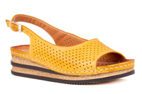 Sandały damskie na koturnie 24770-3-L-133