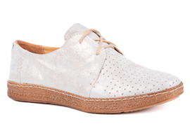 Damskie półbuty komfortowe z perforacją  Łukbut 15340-3-J-704