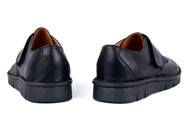 Półbuty damskie komfortowe wiązane , na szersze stopy Łukbut 17940-3-J-100 