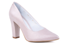 Czółenka damskie na słupku Łukbut 24740-3-J-181