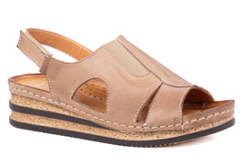 Sandały damskie na koturnie Łukbut 22660-3-L-050